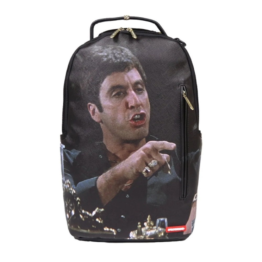 Black Graphic Men's Backpack